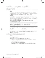 Preview for 14 page of Samsung WF0604NWF0602NWF0600NWF0608N User Manual