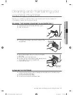 Предварительный просмотр 27 страницы Samsung WF0700NCE User Manual