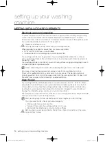 Предварительный просмотр 14 страницы Samsung WF0702WJ series User Manual