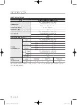 Preview for 42 page of Samsung WF0802W8(E/N/S/V/W) User Manual