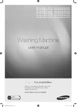 Предварительный просмотр 1 страницы Samsung WF0802W8E User Manual