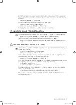 Preview for 7 page of Samsung WF0802W8E User Manual