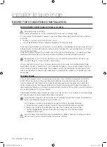 Preview for 14 page of Samsung WF0804Y8E1 (French) Manuel D'Utilisation