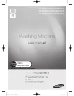 Samsung WF1600WE(A/C/D/F/G/H/R/S/T/U/V/W/Z) User Manual preview