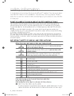 Предварительный просмотр 4 страницы Samsung WF1702WS User Manual