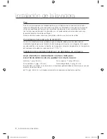 Preview for 8 page of Samsung WF203ANW Manual Del Usuario