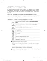 Preview for 3 page of Samsung WF209ANW User Manual