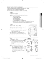 Preview for 9 page of Samsung WF209ANW User Manual