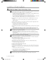 Preview for 6 page of Samsung WF210 series User Manual