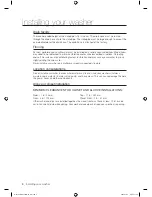 Preview for 8 page of Samsung WF218AN User Manual