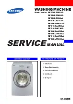 Preview for 1 page of Samsung WF306BAW/XAA Service Manual