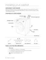 Preview for 6 page of Samsung WF337AAG/XAA User Manual