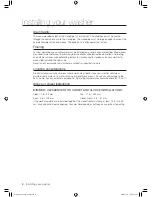 Preview for 8 page of Samsung WF338 series User Manual