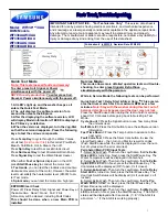 Samsung WF338 XAA Series Fast Track Troubleshooting preview