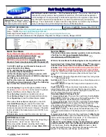 Samsung WF338AA XAA Series Fast Track Troubleshooting preview