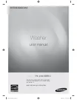 Preview for 1 page of Samsung WF350XAC User Manual