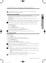 Preview for 19 page of Samsung WF363 Series User Manual