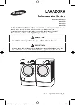 Preview for 25 page of Samsung WF365 Series Technical Information