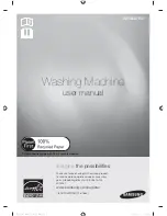 Preview for 1 page of Samsung WF405ATPA SERIES User Manual