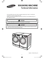 Samsung WF405ATPASU/AA Technical Information preview