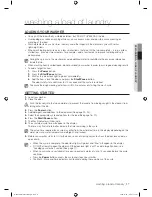 Preview for 17 page of Samsung WF407ANW/XAA User Manual