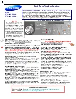 Samsung WF410ANR/XAA Troubleshooting Manual preview