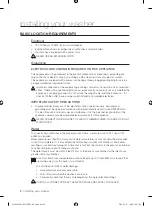 Preview for 8 page of Samsung WF428AAL User Manual