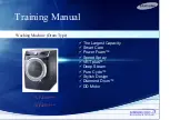 Samsung WF42H5 Series Training Manual preview