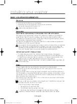 Предварительный просмотр 12 страницы Samsung WF42H5400AF/A2 User Manual