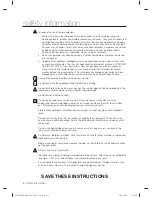 Preview for 6 page of Samsung WF431AB User Manual