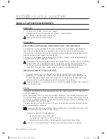 Preview for 10 page of Samsung WF431AB User Manual