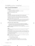 Preview for 8 page of Samsung WF431ABE/XAA User Manual