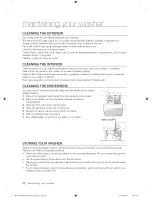 Preview for 22 page of Samsung WF431ABE/XAA User Manual