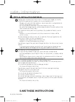 Предварительный просмотр 6 страницы Samsung WF433B GJ Series User Manual