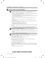 Preview for 6 page of Samsung WF433B*GJ Series User Manual