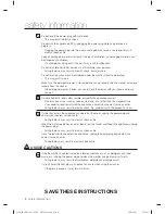 Preview for 8 page of Samsung WF433B*GJ Series User Manual