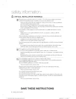 Предварительный просмотр 6 страницы Samsung WF435A Series User Manual