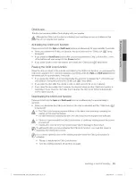 Предварительный просмотр 25 страницы Samsung WF435A Series User Manual