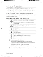 Preview for 4 page of Samsung WF438AAP User Manual