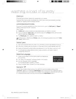 Предварительный просмотр 16 страницы Samsung WF438AAP User Manual