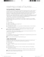 Preview for 18 page of Samsung WF438AAP User Manual