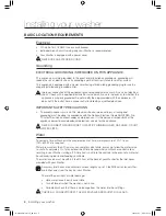 Preview for 8 page of Samsung WF438AAR User Manual