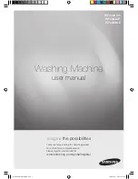 Samsung WF448AAE User Manual preview