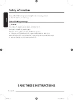 Предварительный просмотр 12 страницы Samsung WF45B6300A Series User Manual