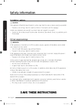 Предварительный просмотр 8 страницы Samsung WF45M5500AZ User Manual