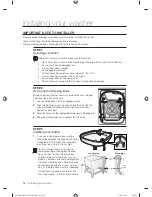 Preview for 16 page of Samsung WF501AN Series User Manual