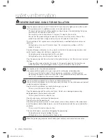 Preview for 6 page of Samsung WF520 User Manual