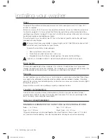 Preview for 14 page of Samsung WF520 User Manual