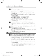 Предварительный просмотр 8 страницы Samsung WF520ABP/XAA User Manual