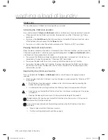 Предварительный просмотр 22 страницы Samsung WF520ABP/XAA User Manual